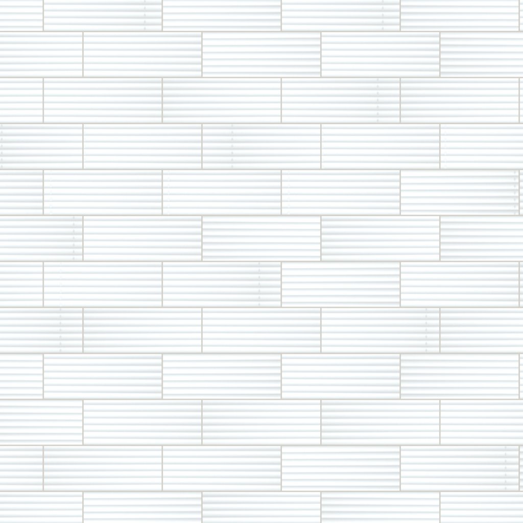 Qualis Ceramica Sausalito 5X13 White Matt 02