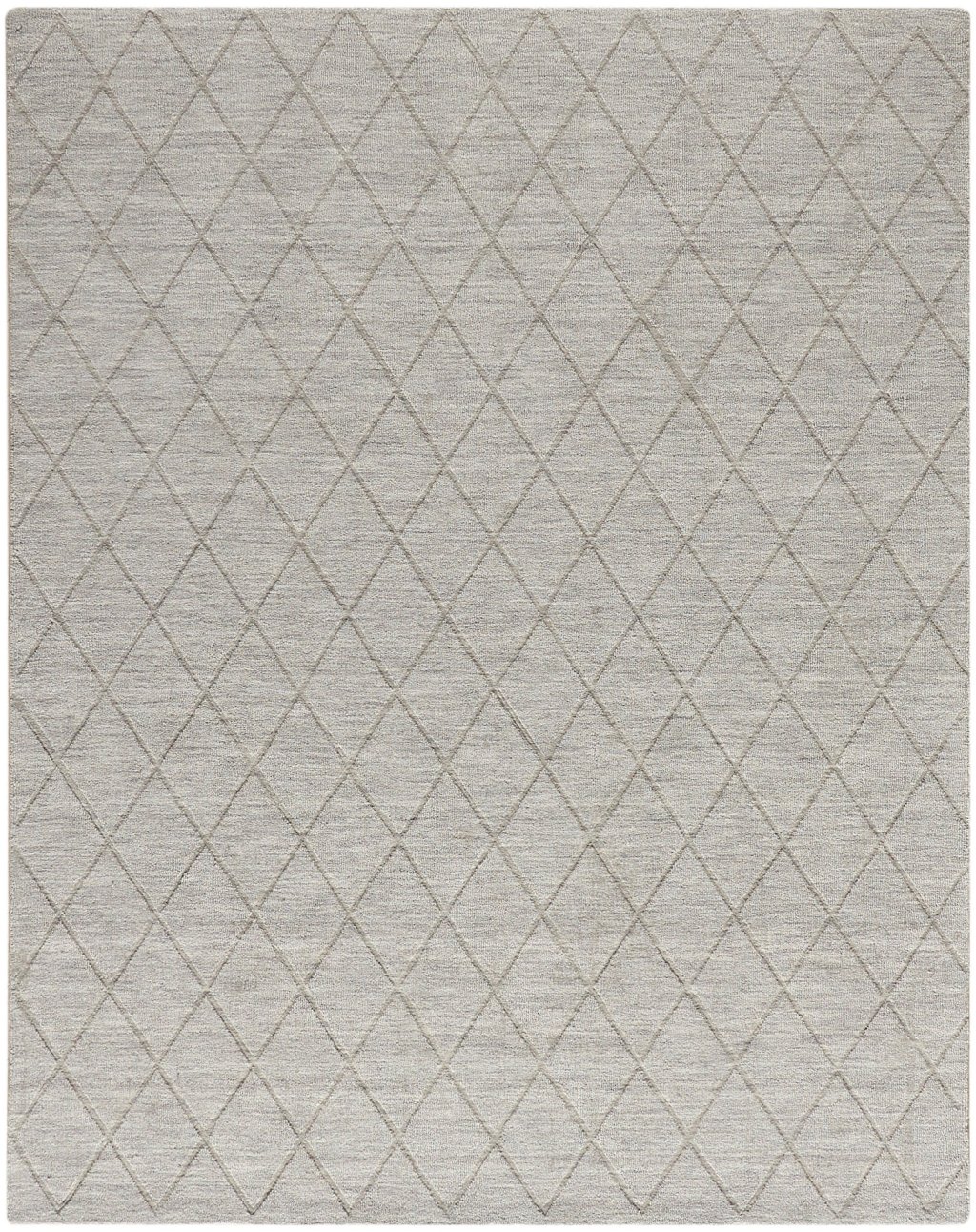 Nourison Home Nourison Wool Haven WOH01 7'9" x 9'9" Grey Modern Indoor Rug