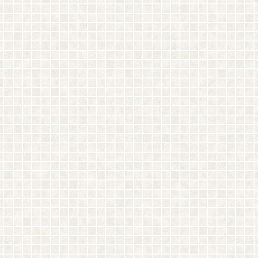 Qualis Ceramica Metro Denver White 2X2 Mosaic - White