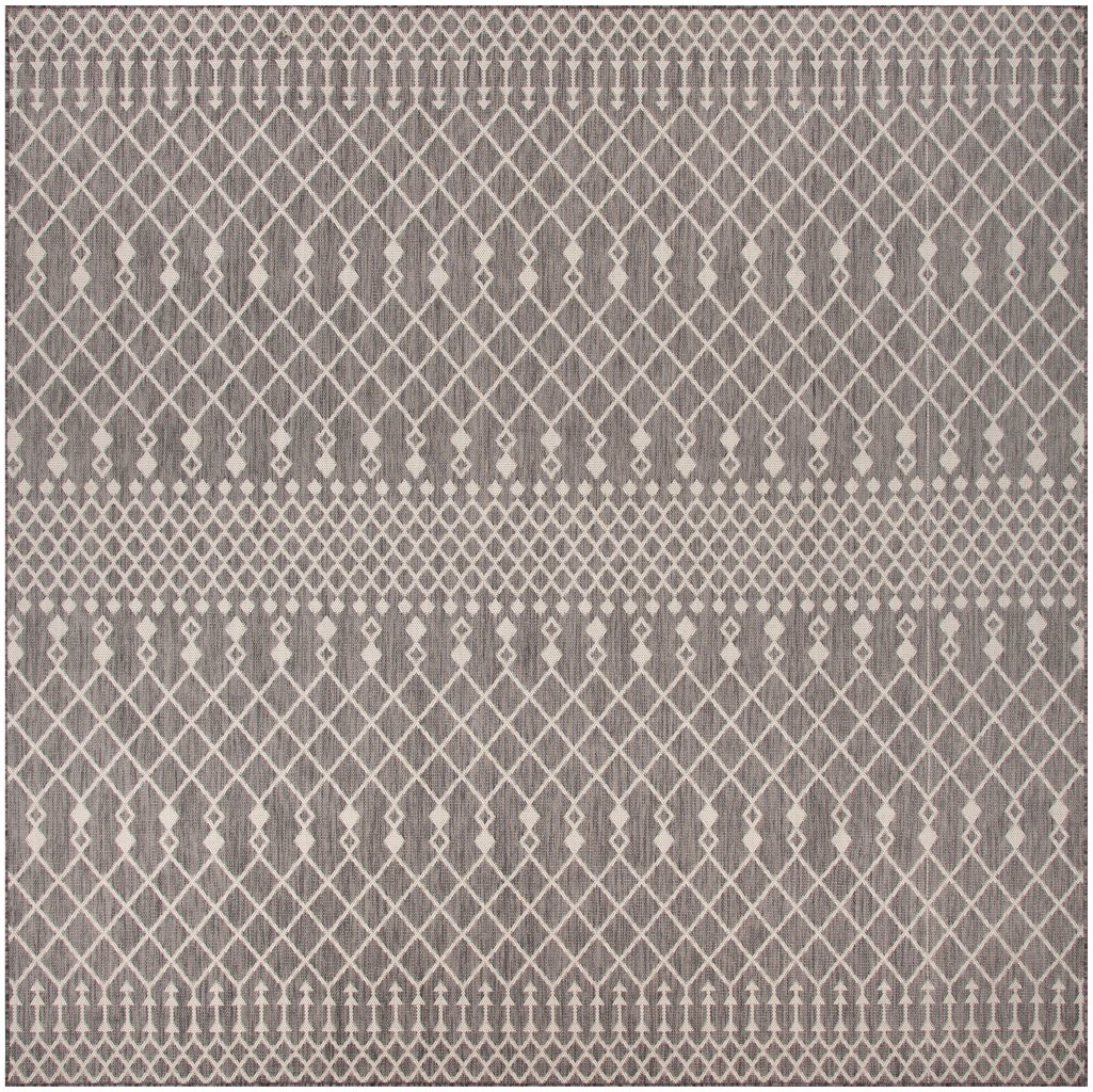 Nourison Home Nourison Positano POS02 10' x Square Charcoal Modern Rug