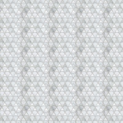 Marble Systems Glacier, Skyline Multi Finish Modern Scale Waterjet Marble Mosaic 12 3/4x12 - Glacier, Skyline - 12 3/4" x 12" x 3/8"