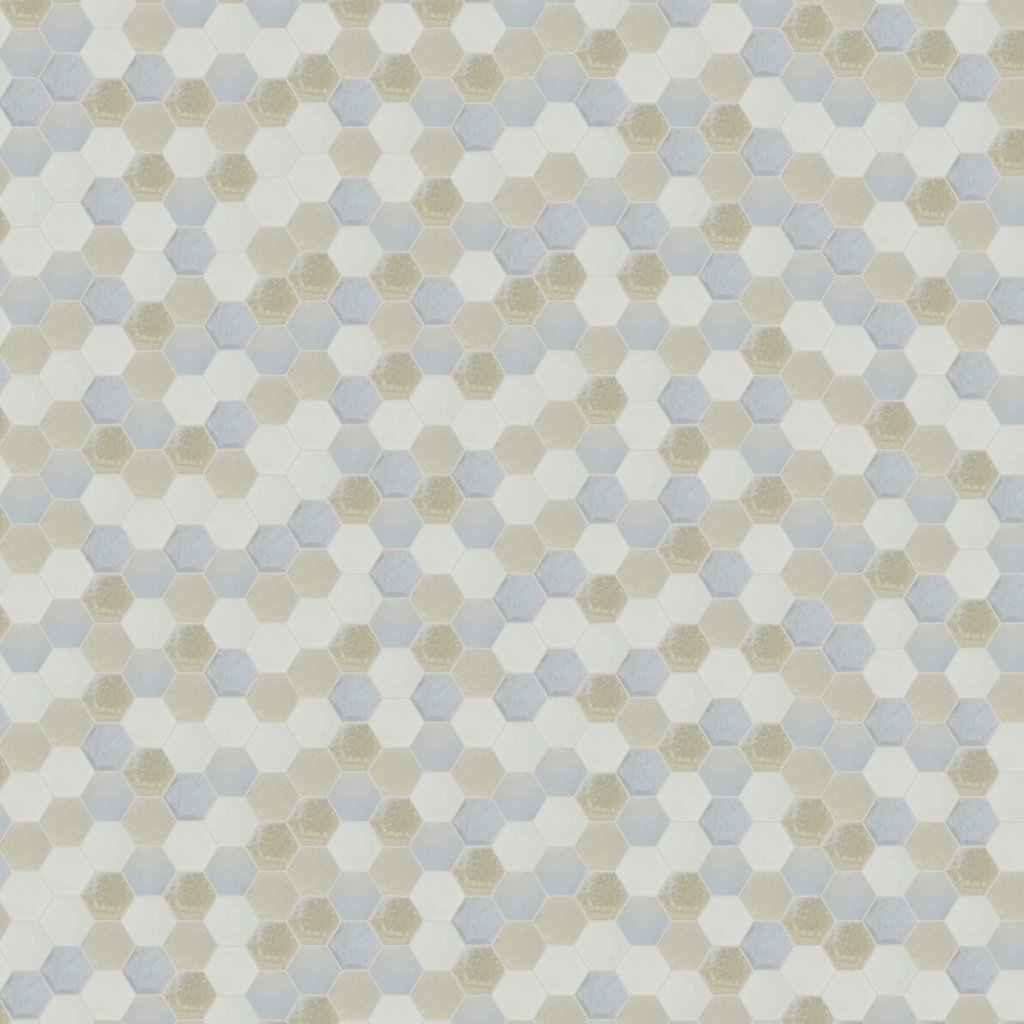 Qualis Ceramica Hamptons Collection Confetti Mosaic Frost