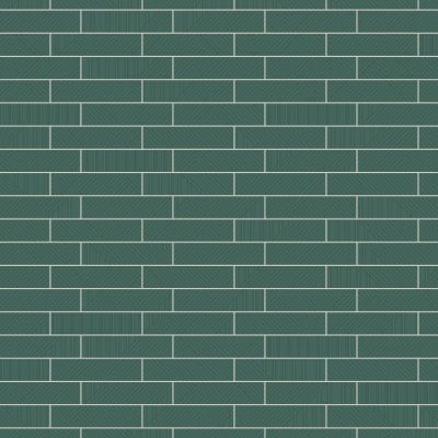 Qualis Ceramica Geometra 3x12 Emerald Maze - Alternating 1/3