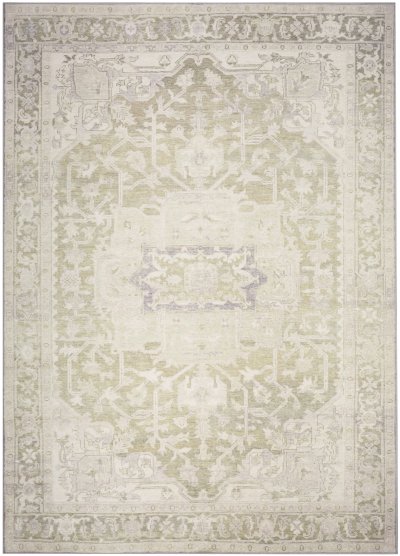 Nourison Home Nourison Vintage Washables VWS08 9' x 12' Green Vintage Indoor Rug - 5'3" x 7'3"