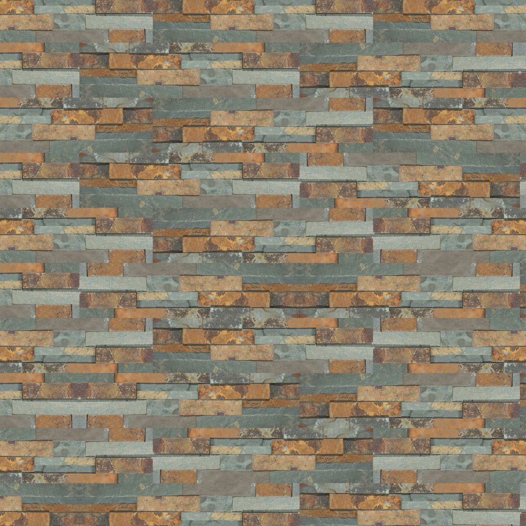 Qualis Ceramica Ledger Stone 6x24 Split Face