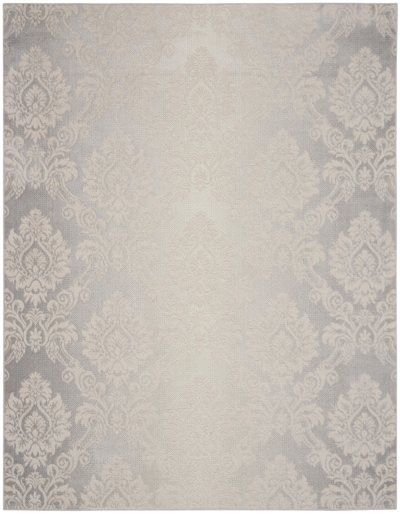 Nourison Home Nourison Elation ETN03 2'3" x 7'6" Ivory Grey Vintage Indoor Rug - 9' x 12'