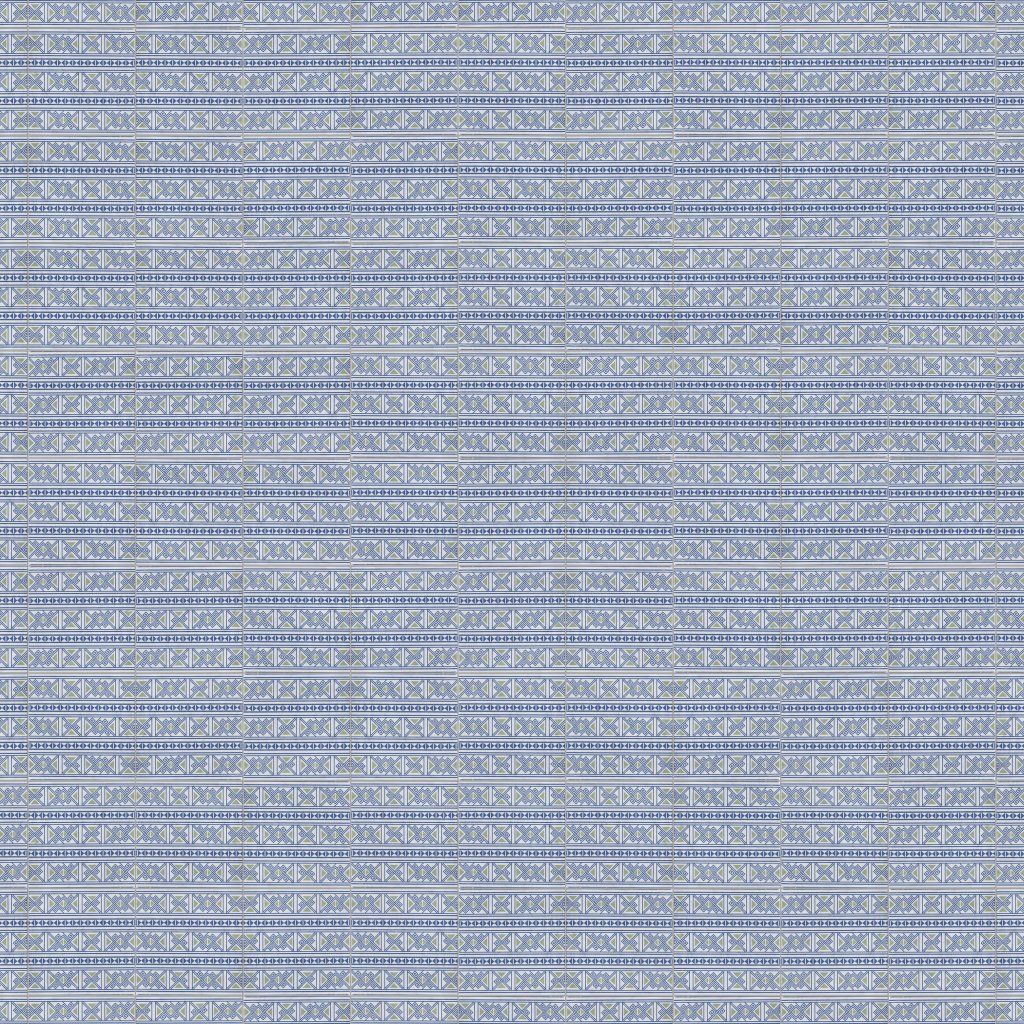 Marble Systems Batik 3 Square 1/2 Glazed Terracotta Tile 6x6 - Batik 3 Square 1/2