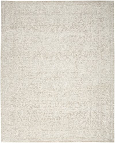 Nourison Home Nourison Renewed RNW03 9' x 12' Ivory Beige Vintage Indoor Rug - 6' x 9'