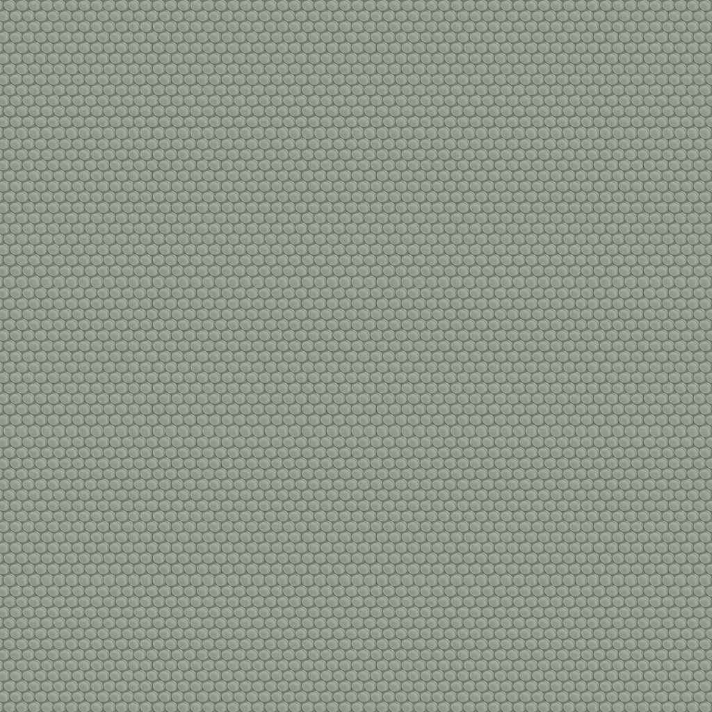 Qualis Ceramica Element Smoke Penny Round Mosaic