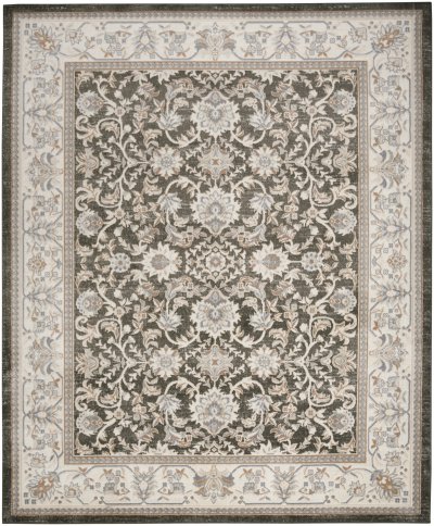 Nourison Home Nourison Serenity Home SRH02 2'2" x 7'6" Ivory Grey Blue Vintage Indoor Rug - 9' x 12'