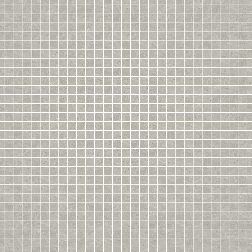 Qualis Ceramica Denver 2X2 Mosaic Graphite Matte - Grey