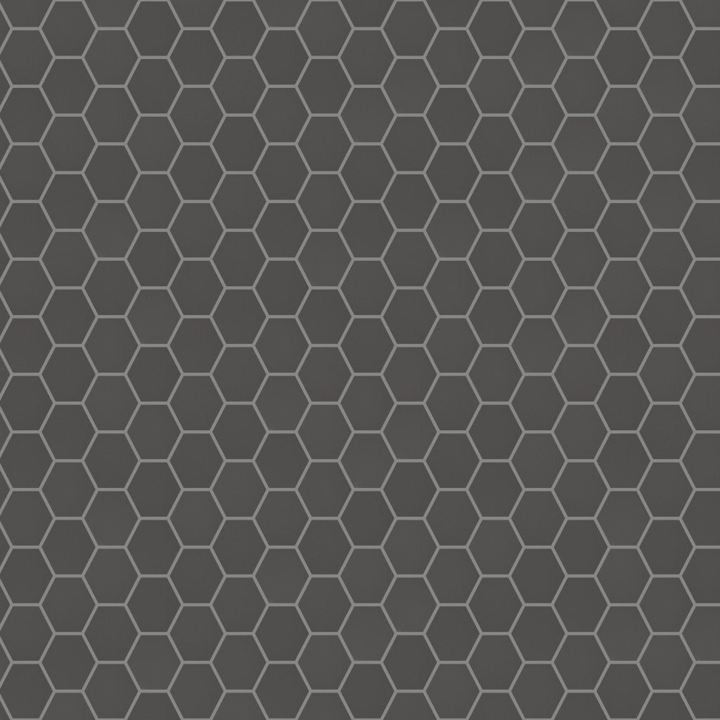 Emser Tile SOURCE BLACK HEX MOSAIC - Black