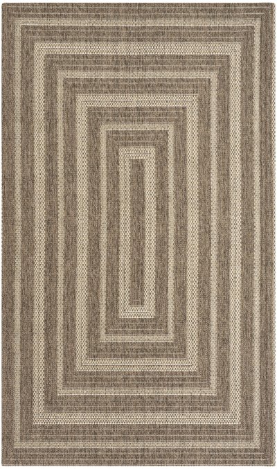 Nourison Home Nourison Tulum TLM04 3' x 5' Brown Outdoor Rug - 2' x 3'