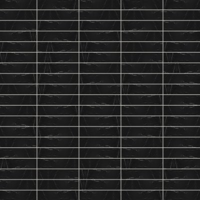 Qualis Ceramica Galaxia Nero 3x12 - Grid