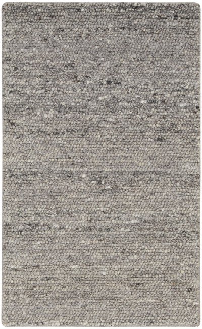 Nourison Home Nourison Alanna ALN01 8'6" x 11'6" Grey Farmhouse Indoor Rug - 2' x 3'