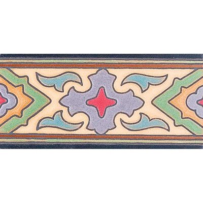 Marble Systems 380 B Glazed Ceramic Border Tiles 3x6 - 380 B - 3" x 6" x 3/8"