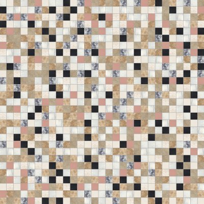 Marble Systems Blend Honed San Tropez Marble Mosaic 12x12 - Blend - 12" x 12" x 3/8"