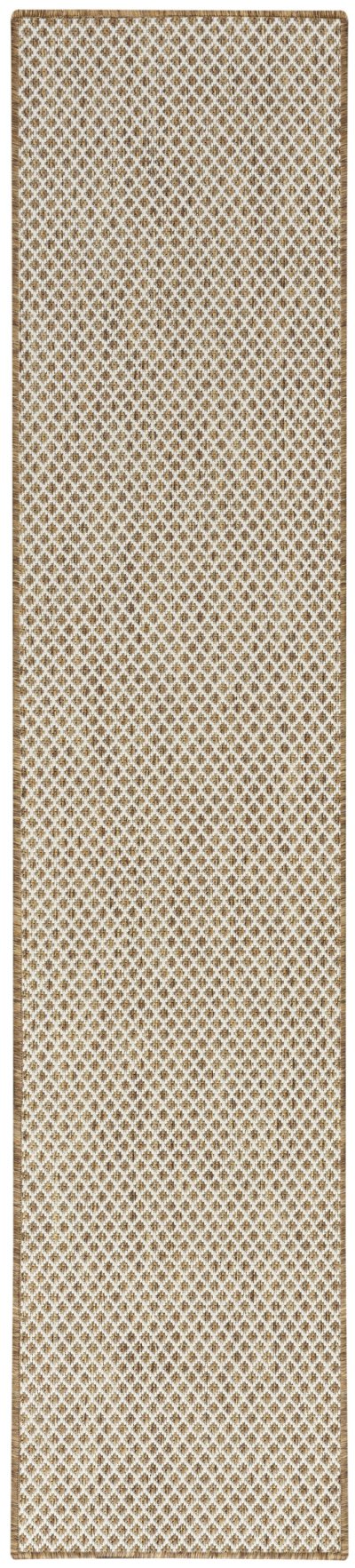 Nourison Home Nourison Courtyard COU01 4' x 6' Jute Ivory Modern Rug - 2'2" x 10'