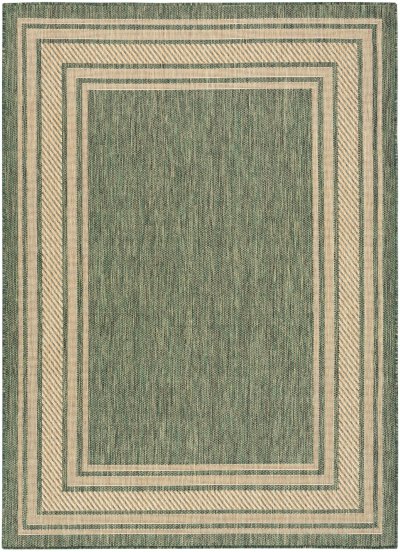 Nourison Home Nourison Horizon Indoor/Outdoor HOZ03 5' x 7' Green Modern Rug - 4' x 6'