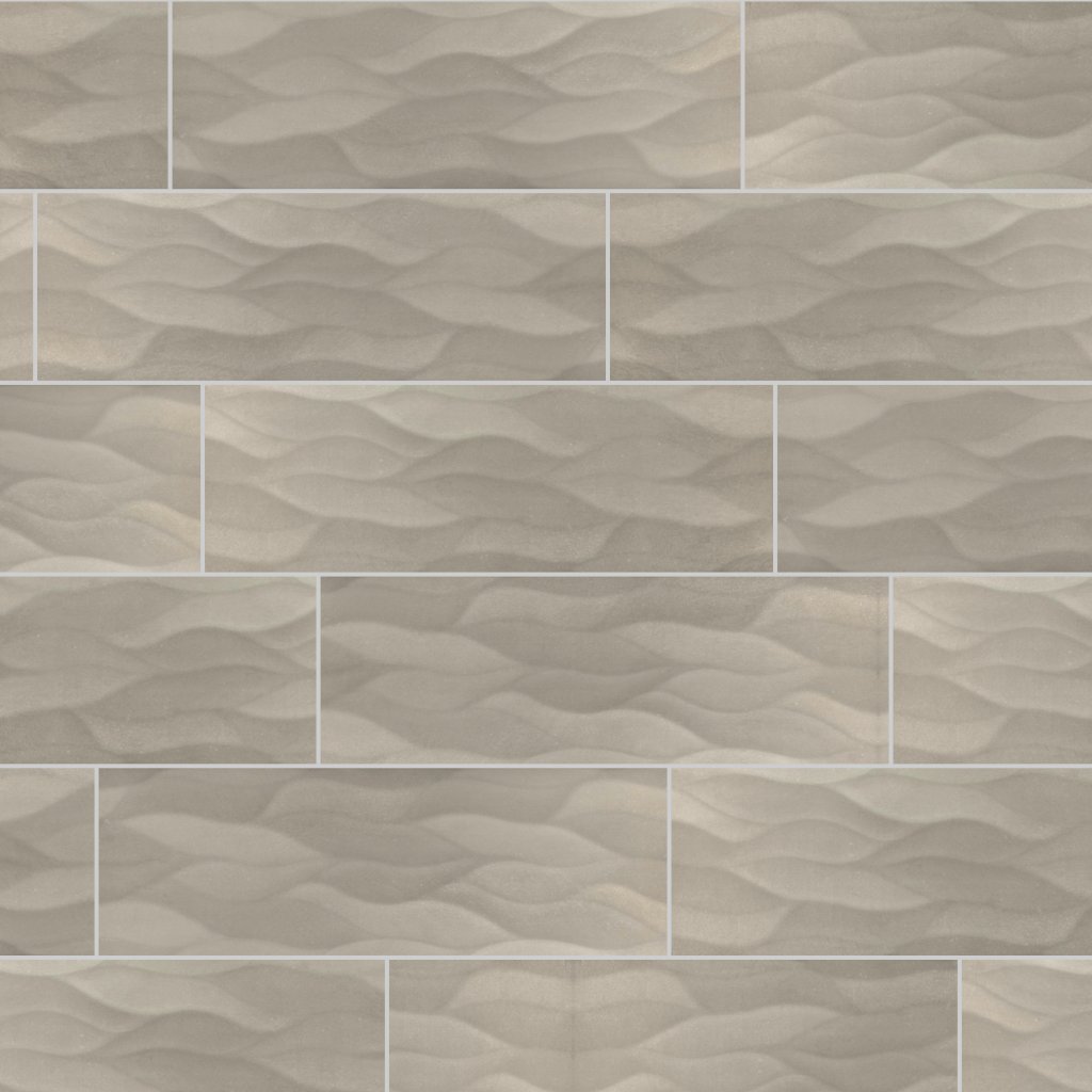 Qualis Ceramica Waves Tide Taupe 10X30W-7