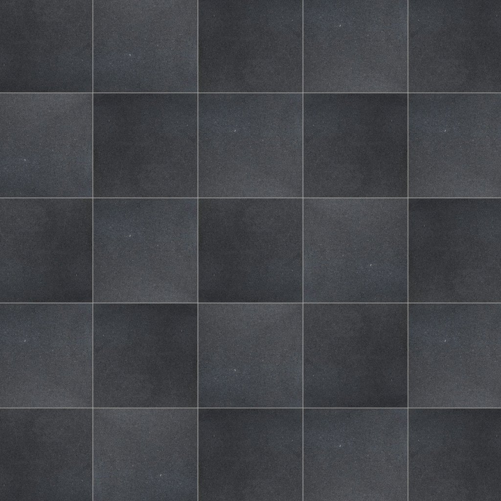 Marble Systems Absolute Black Extra Honed Granite Tile 12x12 - Absolute Black Extra
