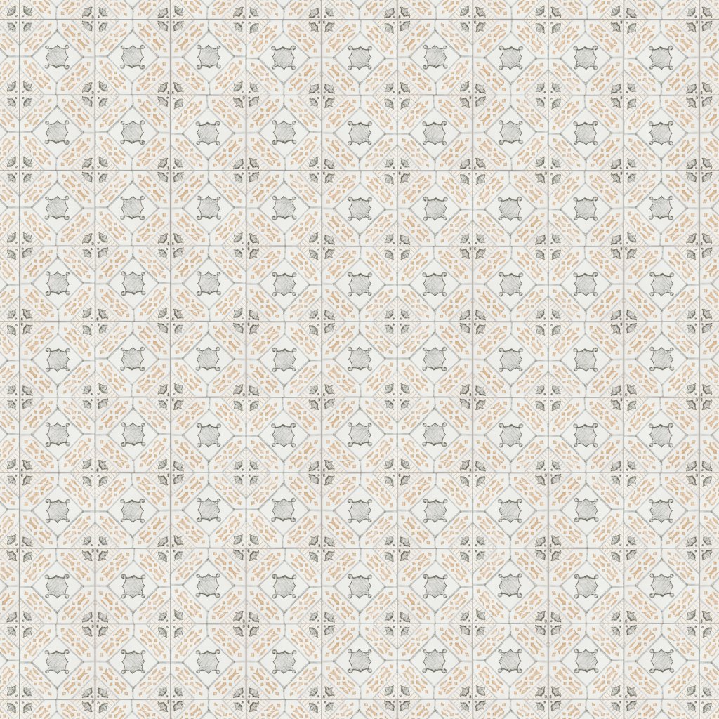 Marble Systems Taormina Bianco Glossy Ceramic Tile 6x6 - Taormina Bianco