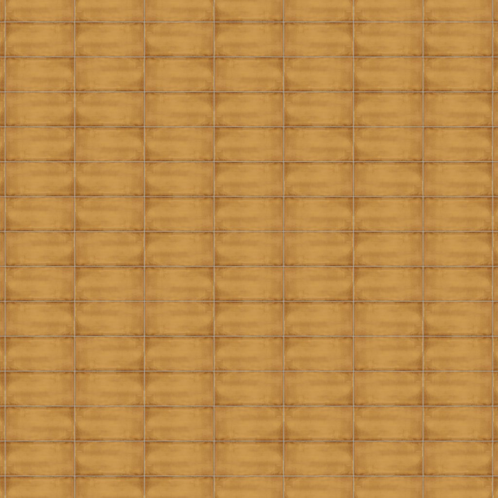 Marble Systems Amber Matte Ceramic Tile 4x8 - Amber