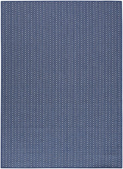 Nourison Home Nourison Horizon Indoor/Outdoor HOZ02 6' x 9' Navy Modern Rug - 4' x 6'