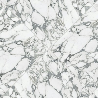 Qualis Ceramica Royal Stoneworks 36X36 Italian Arabescato Polished - Herringbone