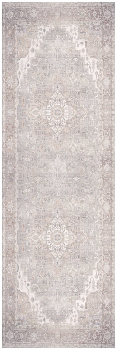 Nourison Home Nourison Vintage Washables VWS07 4' x 6' Light Blue Vintage Indoor Rug - 2' x 6'