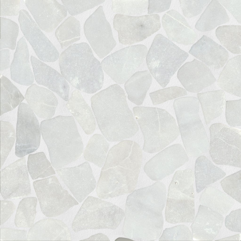 Emser Tile CULTURA HONED MOSAIC -PEB - White