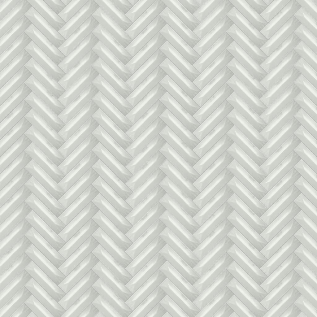 American Olean Color Story Pinstripes - Balance, Rectangle, 2X8, Wave Crest, Glossy (0014) - Balance