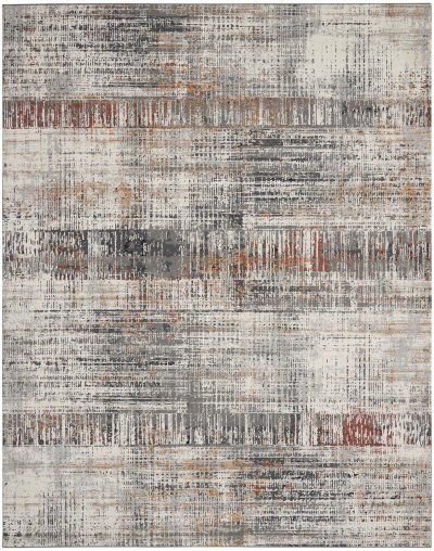 Nourison Home Nourison Tangra TNR04 2'2" x 7'6" Multicolor Modern Indoor Rug - 7'10" x 9'10"