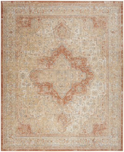 Nourison Home Nourison Nourison Essentials Persian NRE07 2'2" x 7'6" Beige Rust Vintage Rug - 10' x 14'