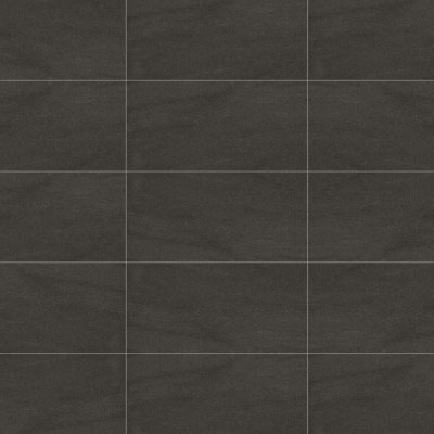 Marble Systems Atelier Black Lappato Concrete Look Porcelain Tile 12x24 - Atelier Black - 12" x 24" x 5/16"