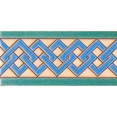 Marble Systems 157 A Glazed Ceramic Border Tiles 3x6 - 157 A - 3" x 6" x 3/8"