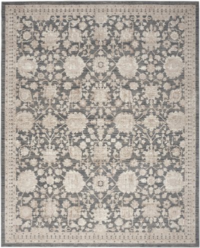 Nourison Home Nourison Eco Cycle ECY02 7'10" x 9'10" Charcoal Vintage Indoor Rug - 7'10" x 9'10"