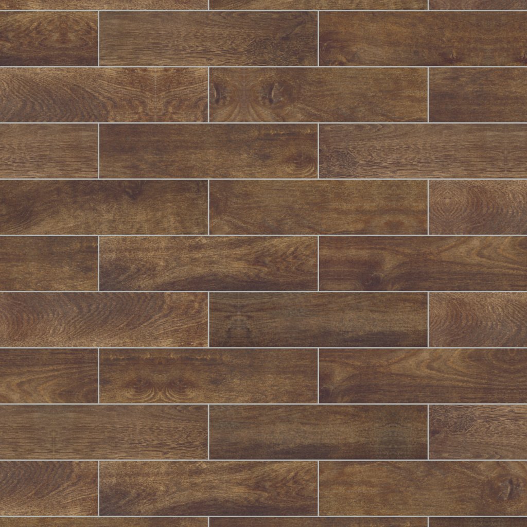 Daltile Broxburn Brown, Plank, 6X24, Matte - Brown