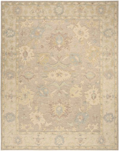 Nourison Home Nourison Maison MSO01 5'9" x 8'9" Taupe Ivory Vintage Indoor Rug - 9'9" x 13'9"