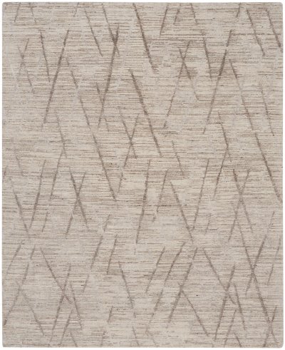 Nourison Home Nourison Ocean OCP02 5'6" x 7'5" Stone Modern Indoor Rug - 7'9" x 9'9"