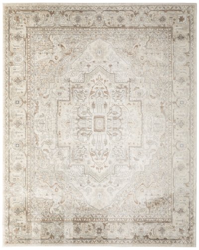Nourison Home Nourison Quarry QUA18 5'3" x 7'3" Beige Vintage Indoor Rug - 7'10" x 9'10"