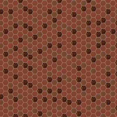 Qualis Ceramica Hamptons Collection Confetti Mosaic Mauve - 10.75" x 12.5"