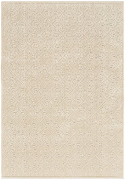 Nourison Home Nourison Washable Charm WCH03 2' x 6' Ivory Contemporary Indoor Rug - 5' x 7'