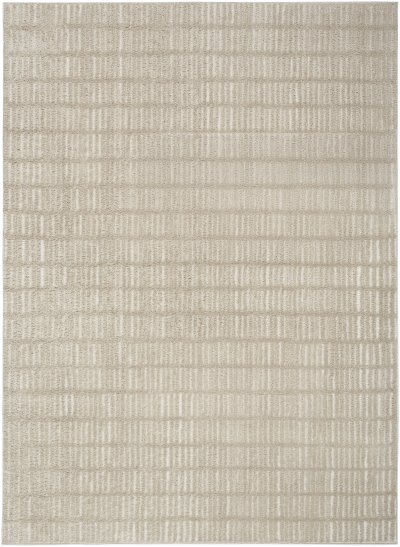 Nourison Home Nourison Cozy Modern CMD03 2'2" x 10' Grey Ivory Scandinavian Indoor Rug - 7'10" x 9'10"