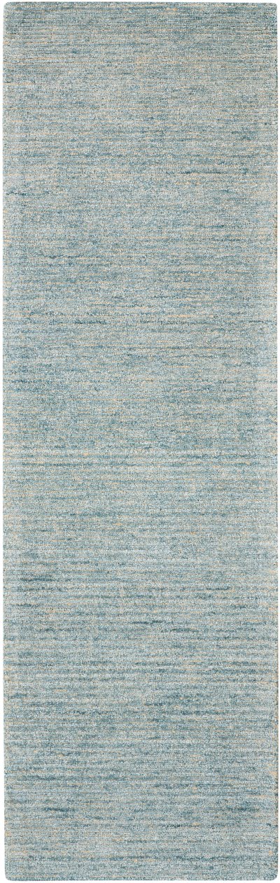 Nourison Home Nourison Weston WES01 2'3" x 7'6" Seafoam Modern Indoor Rug - 2'3" x 7'6"