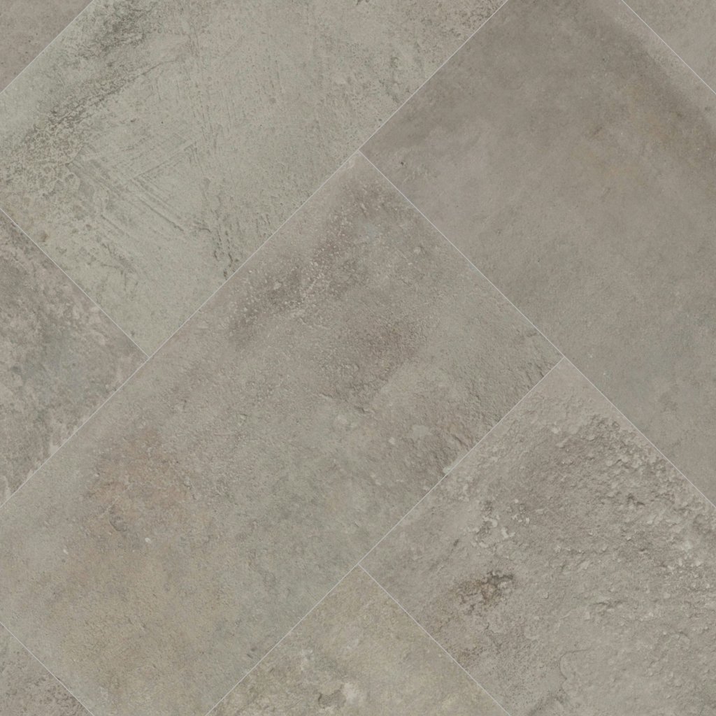 Daltile Rekindle Medium Grey, Rectangle, 24X48, Stepwise, Matte - Medium Grey
