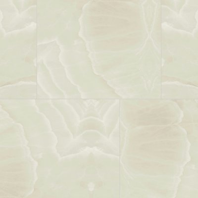 Qualis Ceramica Lustra 36x36 Onyx Crema Polished - 36" x 36"