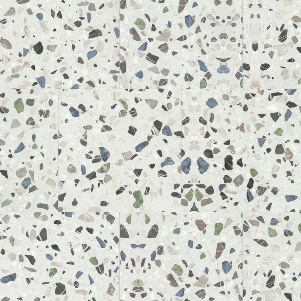 Daltile Outlander Marine, Square, 24X24, Grande, Stepwise, Matte - Marine