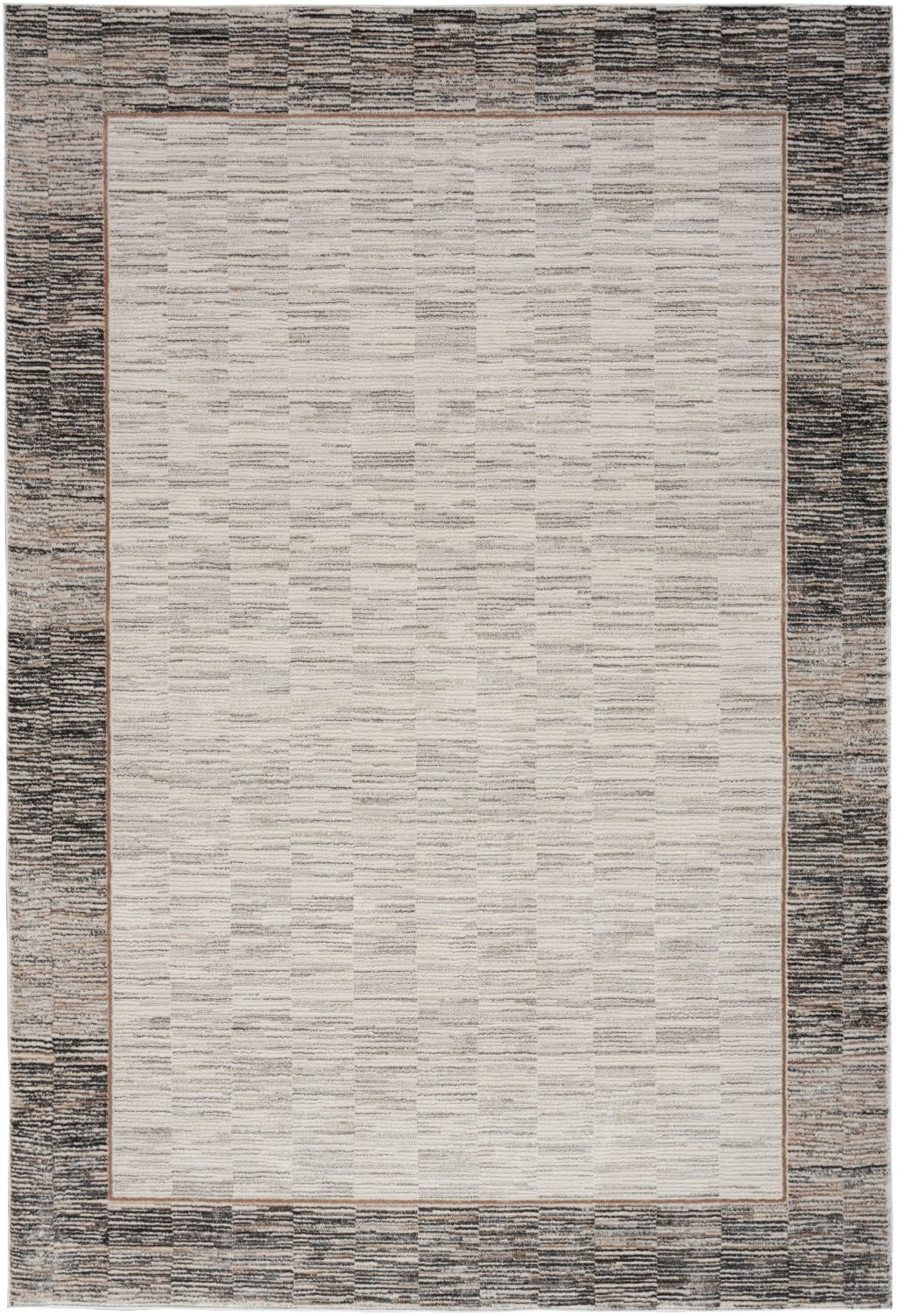 Nourison Home Nourison Desire DSR02 6' x 9' Grey Black Modern Indoor Rug