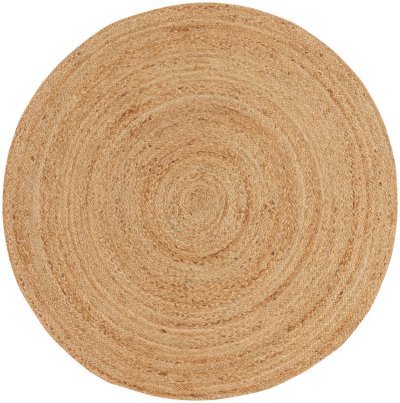 Nourison Home Nourison Natural Jute NJT03 6' x Round Natural Farmhouse Indoor Rug - 5' Round